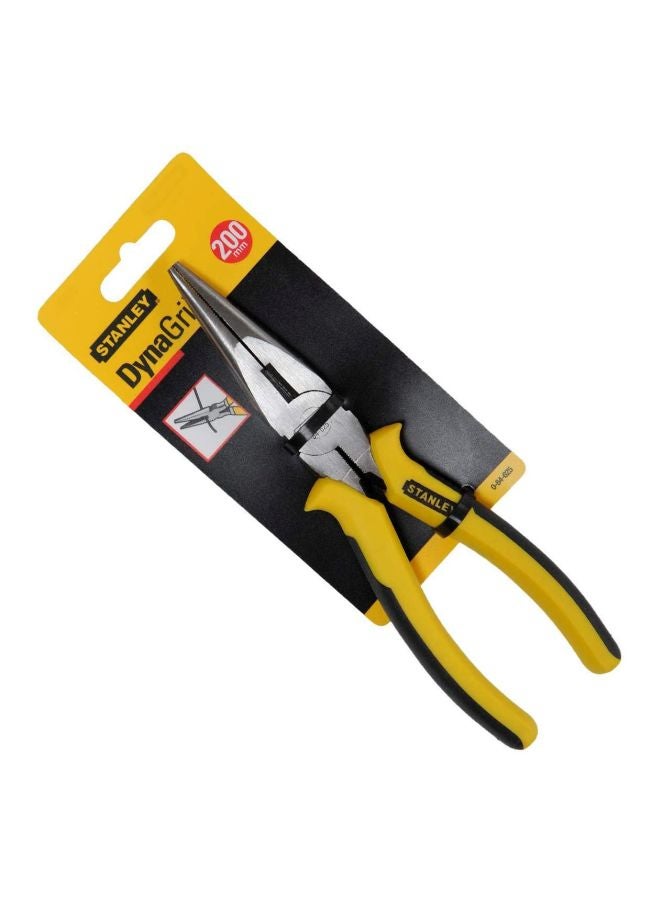 Stanley 0-84-625 Bimaterial Straight Long-Nosed Pliers Yellow/Black/Silver 0.4x11.2x4.6inch  - Image 3