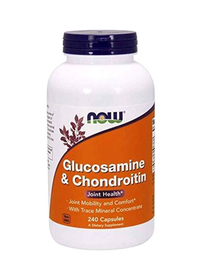 Now Foods Glucosamine And Chondroitin Joint Health - 240 Capsules - Image 1