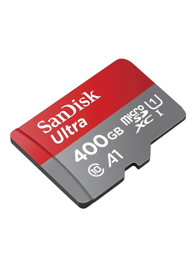 سانديسك - بطاقة سانديسك ألترا MicroSDHC UHS-I سعة 400 جيجابايت مع محول بسرعة تصل إلى 100 ميجابايت/ الثانية 400 GB - Image 1