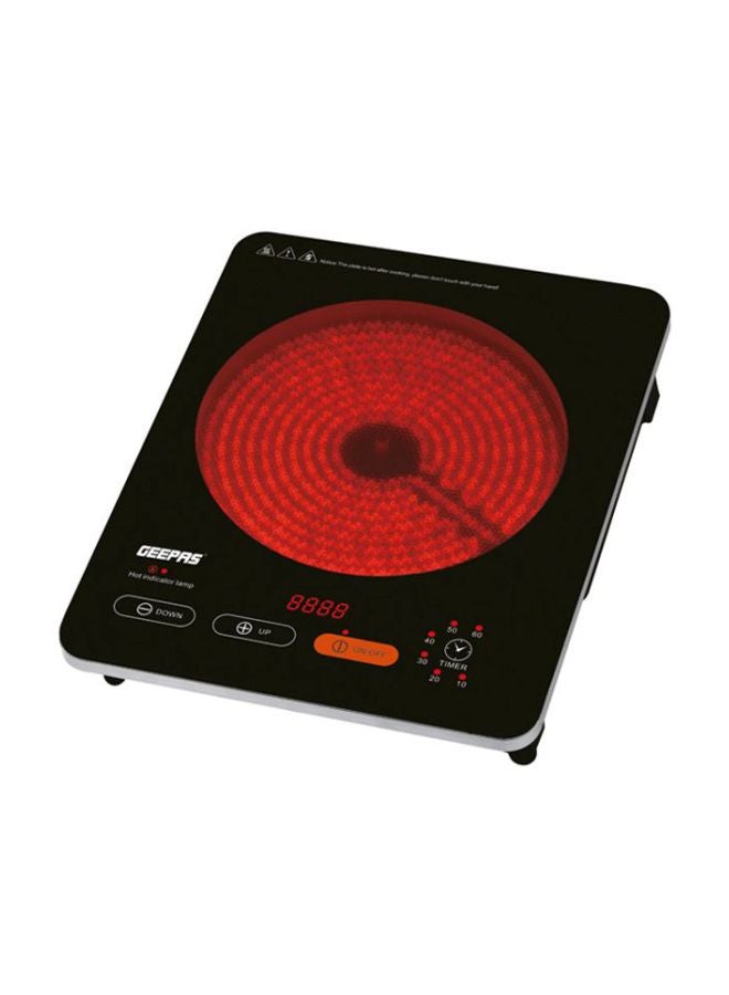 GEEPAS Touch Sensor Control Induction Burner 2000.0 W GIC6910 Black