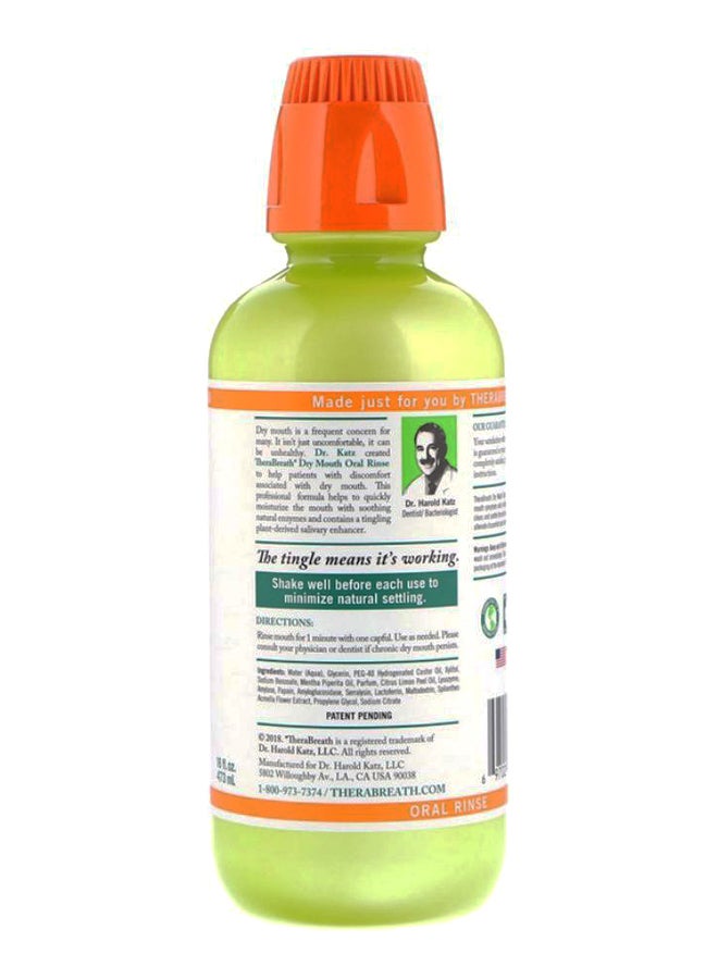 TheraBreath - Dry Mouth Oral Rinse Tingling Mint 473ml - Image 1
