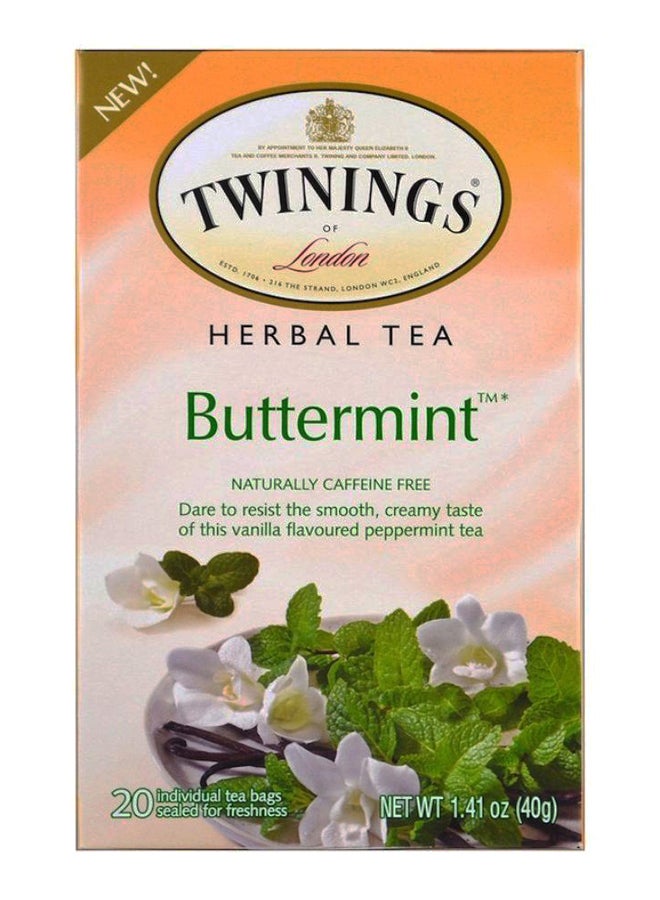 Twinings Buttermint - 20 Herbal Tea Bags - Image 1
