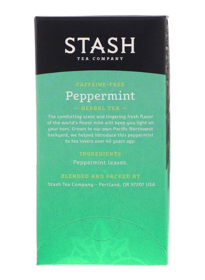 Stash Tea - Peppermint Caffeine Free - 20 Herbal Tea Bags - Image 1