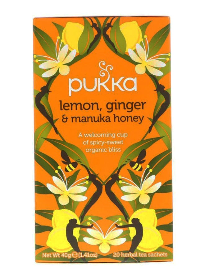 بوكا عسل المانوكا بالليمون والزنجبيل - 20 كيس شاي عشبي - Image 1
