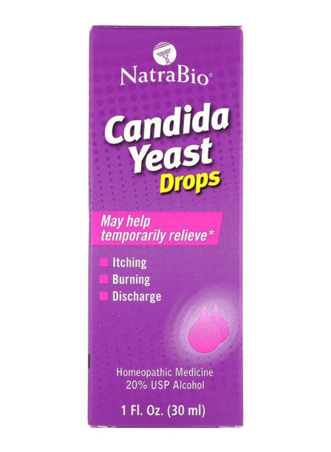 NatraBio - Candida Yeast Drops - Image 1