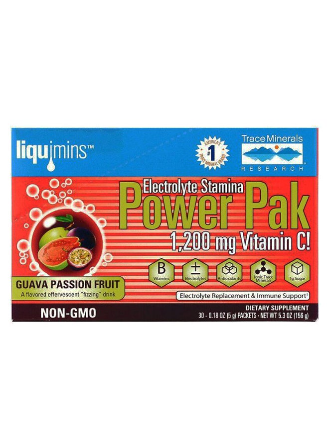 Trace Minerals Research Electrolyte Stamina Power Pak - 30 Packets  - Image 1