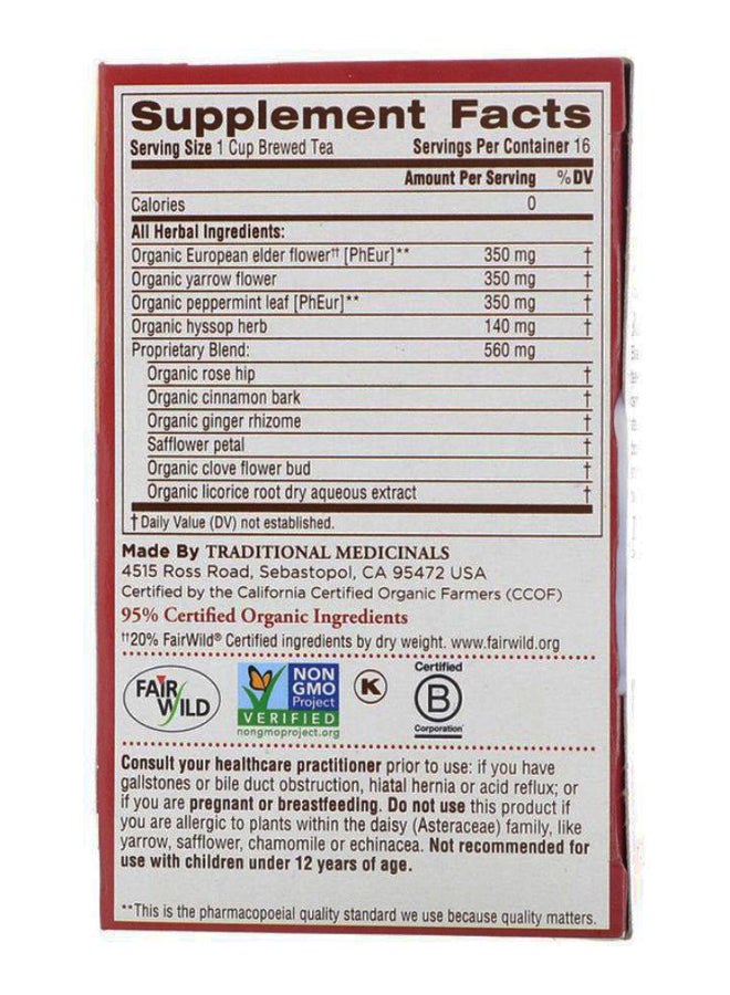 Traditional Medicinals Gypsy Cold Care Seasonal - 16 Tea Bags  - Image 2