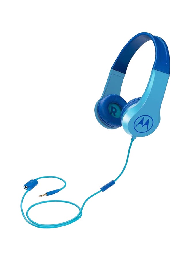 Motorola Over-Ear Wired Kids Headphones Blue  - Image 1