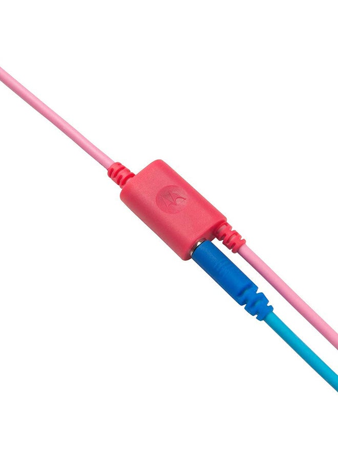 Motorola - Over-Ear Wired Kids Headphones Pink - Image 1