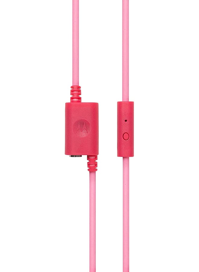 Motorola - Over-Ear Wired Kids Headphones Pink - Image 1