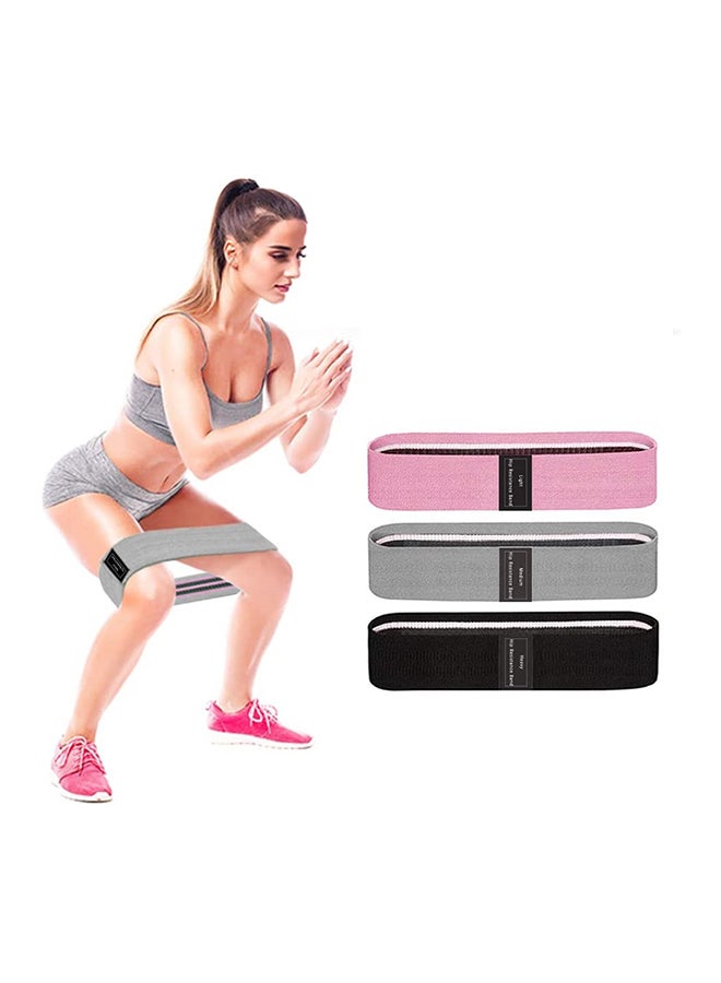 Suria - 3-Piece Non Slip Resistance Booty Bands Set Large Large - Image 1