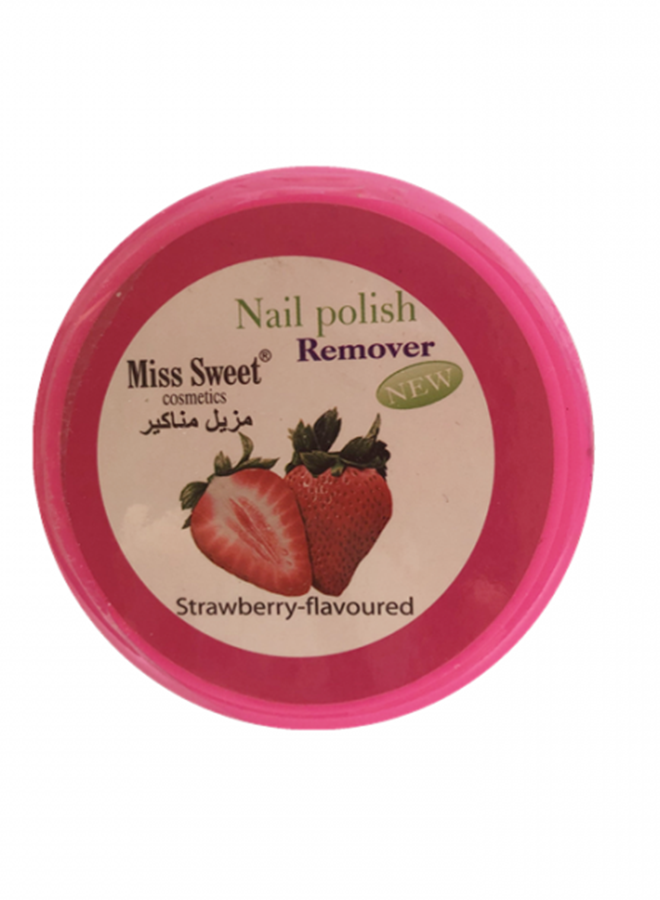 Miss Sweet Pack Of Nail Polish Remover Pad Strawberry