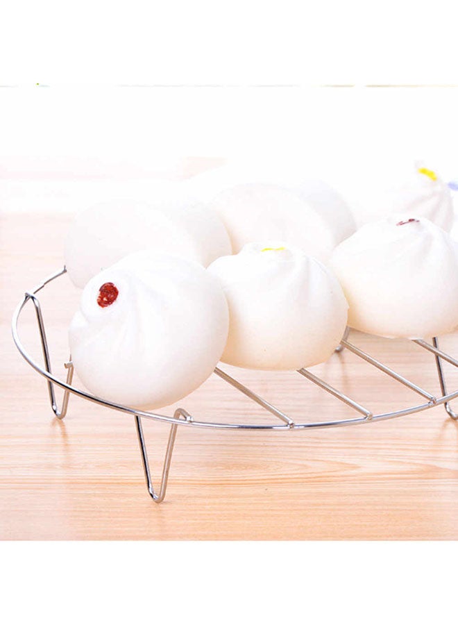 توشونكس رف طهي بالبخار من الستانلس ستيل بتصميم نصف دائري فضي 20x20x3Ø³Ù†ØªÙŠÙ…ØªØ± - Image 3