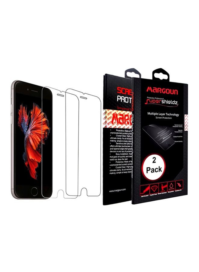 MARGOUN 2-Piece Screen Protector for Apple iPhone 6/6s Plus Clear - Image 1