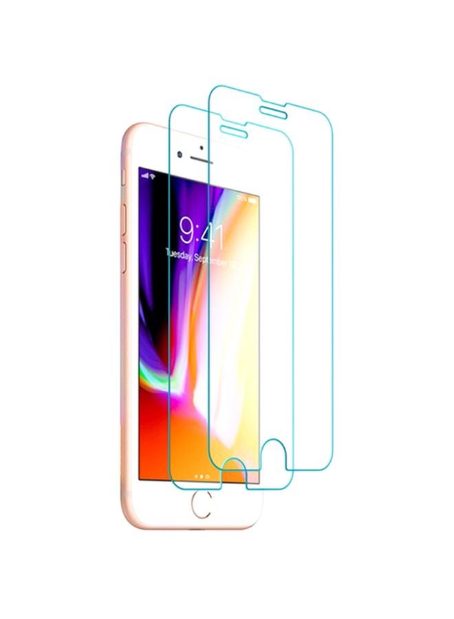 مارجون عبوة من لاصقتيْ حماية الشاشة لهاتف أبل آيفون 8 بلس شفاف - Image 2