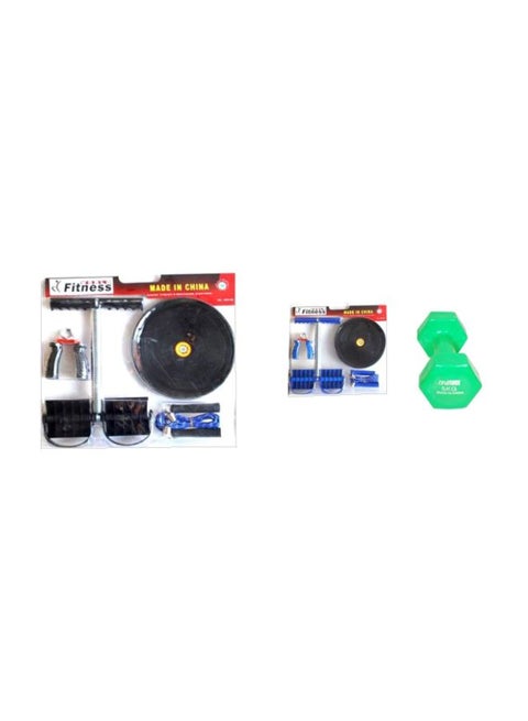 Arm Strengthner, Skipping Rope, Dumbbell, Twister And Rowing Set 15 x 15 x 15cm