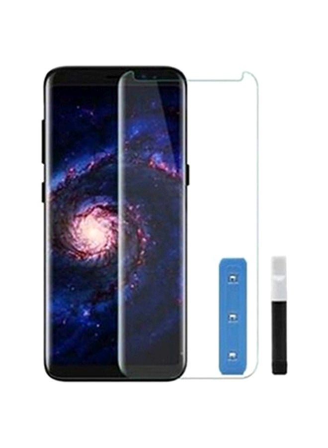 UV Protected Tempered Glass Screen Protector For Samsung Galaxy S8 Plus Clear