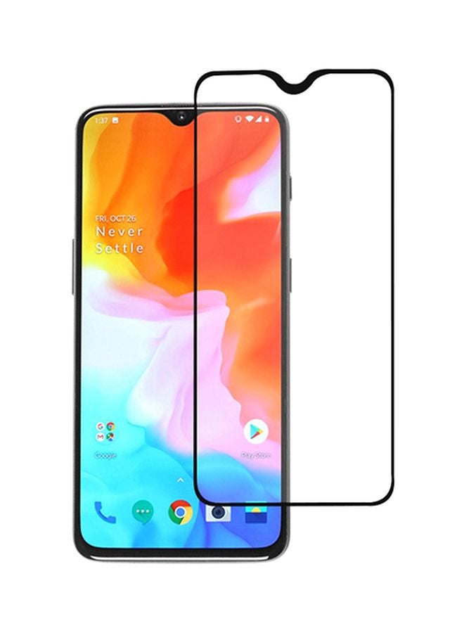 MARGOUN 3D Tempered Glass Screen Protector For OnePlus 6T Black - Image 2