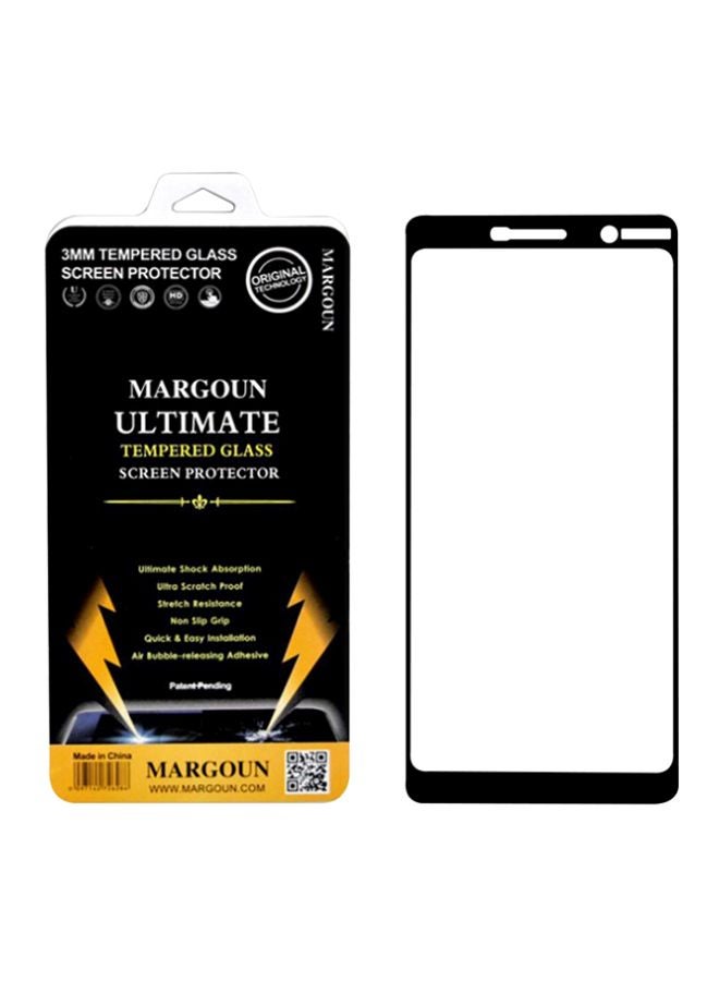 Replacement 5D Screen Protector For Nokia 7 Plus Black/Clear