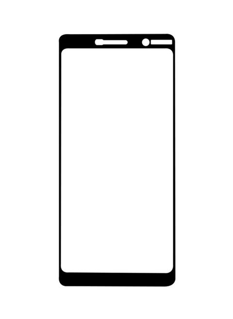 Replacement 5D Screen Protector For Nokia 7 Plus Black/Clear