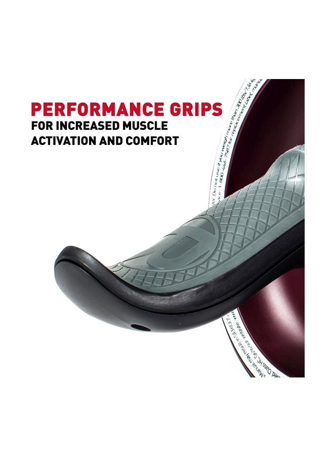 Sky Land Abdominal Exercise Wheel Roller Black/Purple 39.9 x 18.8cm - Image 4