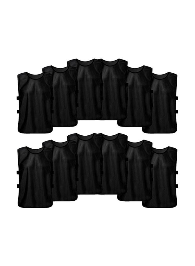LIXADA 12-Piece Soccer Pinnies Quick Drying Footbal Vest Team Training Bibs  - Image 1