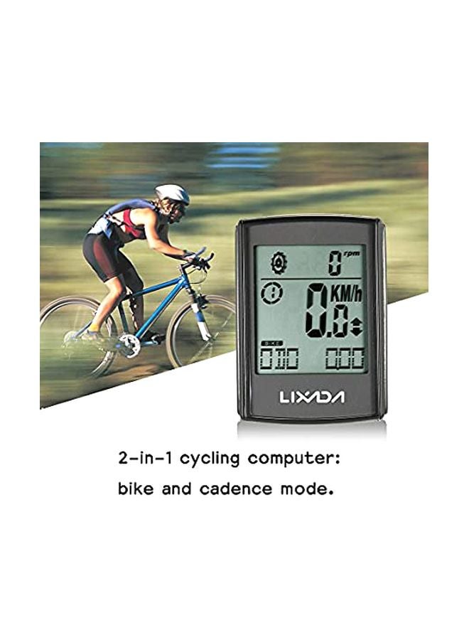 LIXADA - Multifunctional 2-In-1 Wireless Computer Speed Cadence - Image 1