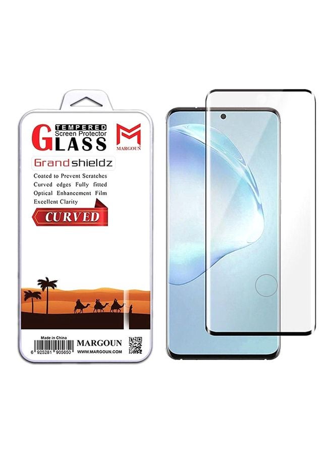 مارجون لاصقة حماية للشاشة من الزجاج المقوى لهاتف سامسونج جالاكسي S20 شفاف - Image 1