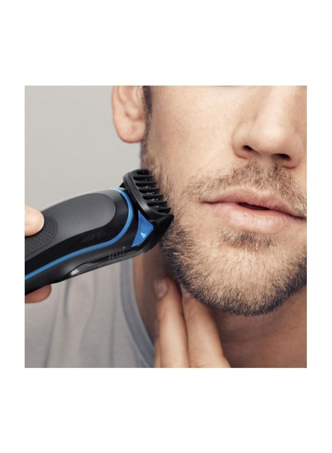 BRAUN 7-In-1 Beard Trimmer And Hair Clipper Black/Blue - Image 3