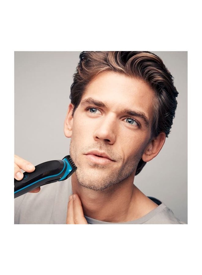 BRAUN 7-In-1 Beard Trimmer And Hair Clipper Black/Blue - Image 4