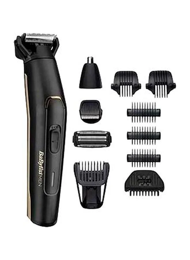 babyliss Carbon Titanium Multi Trimmer Kit Advanced Carbon Titanium Blade For Long-Lasting Cordless Multi Trimmer And 70 Minute Run Time 8 Hour Full Charge With Waterproof Design - MT860SDE, Black