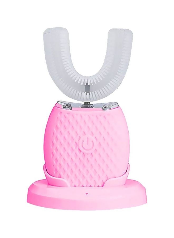 Go Smile U-Shaped Ultrasonic Electric Toothbrush Pink/White  - Image 1