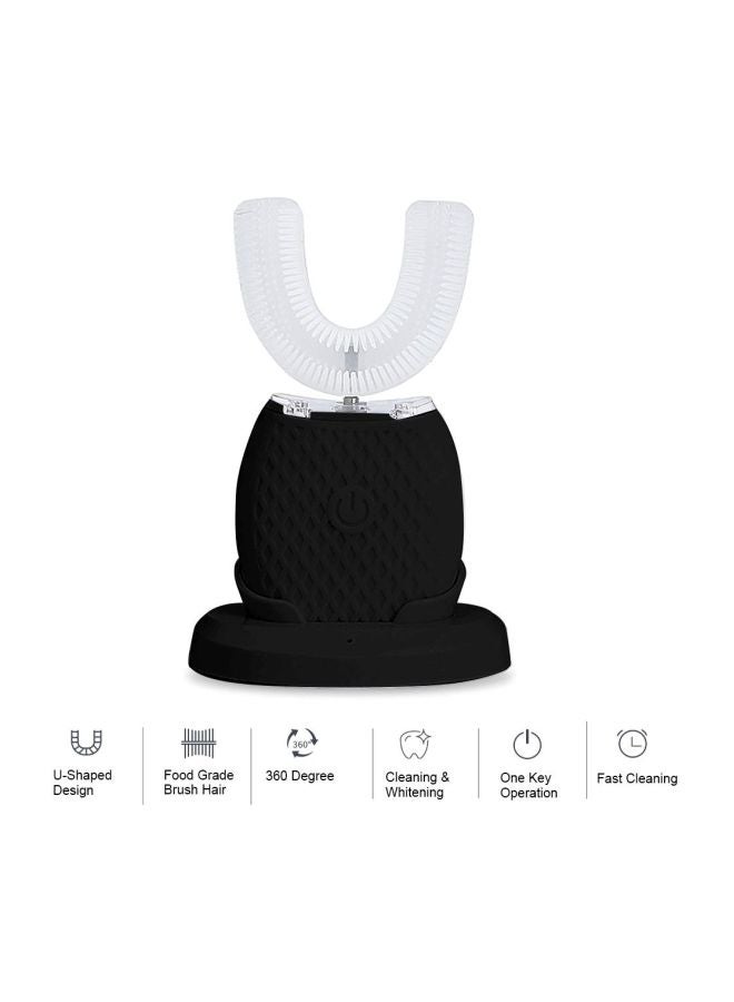 Go Smile U-Shaped Ultrasonic Electric Toothbrush Black/White  - Image 2