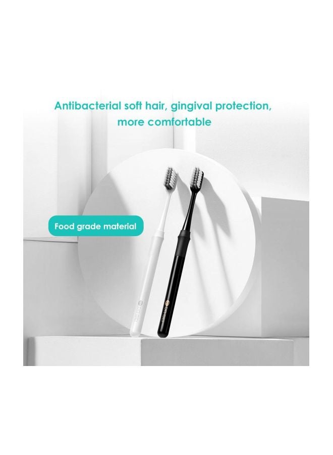 Xiaomi 2-Piece Dr.Bei Replaceable Toothbrush Set Black/White - Image 3