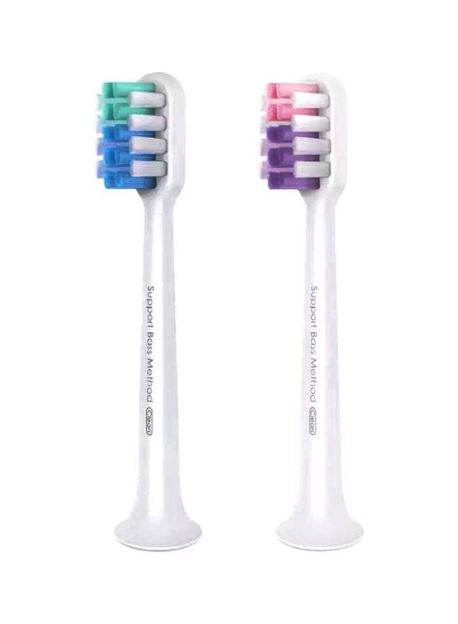 Xiaomi 2-Piece Dr. Bei Sonic Toothbrush Head White - Image 1