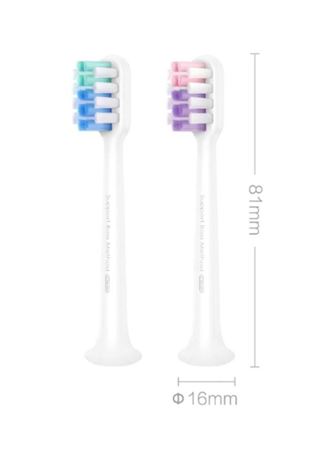 Xiaomi 2-Piece Dr. Bei Sonic Toothbrush Head White - Image 2