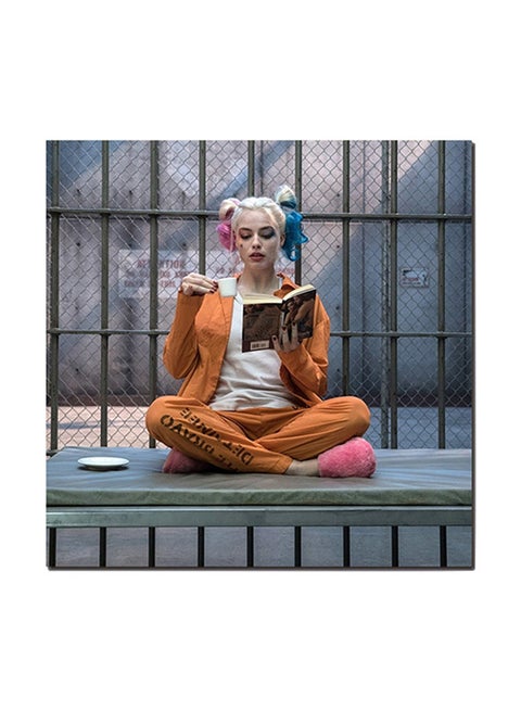 Harley Quinn Wall Art Painting Multicolour 30 x 30centimeter