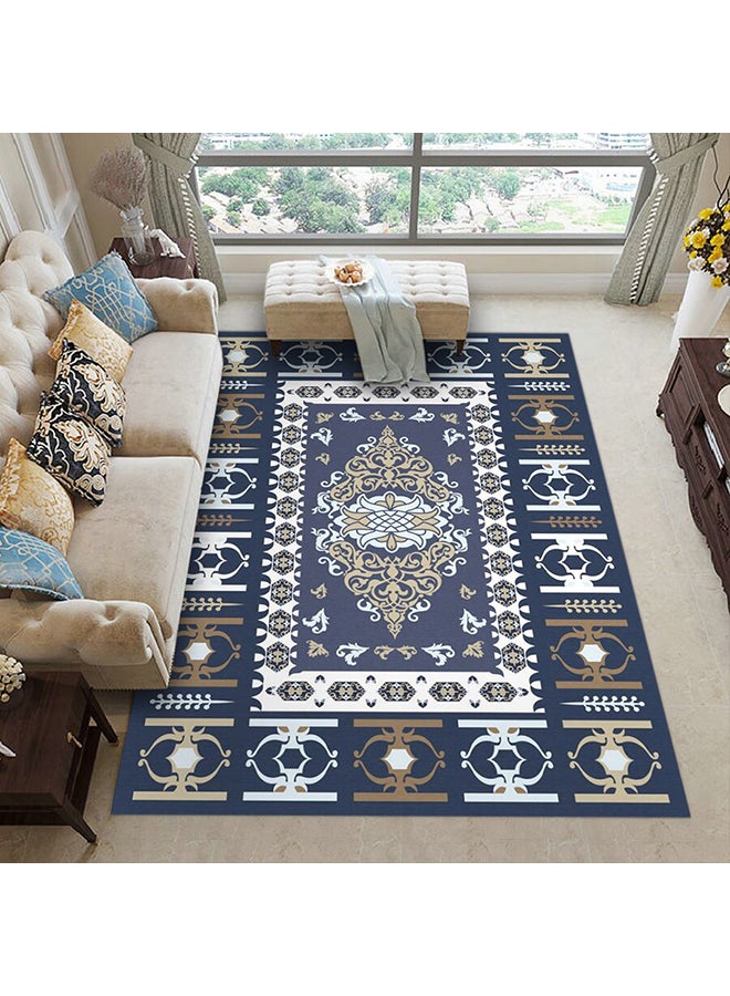 Anti-Slip Modern Design Living Room Mat Multicolour 40 x 60cm