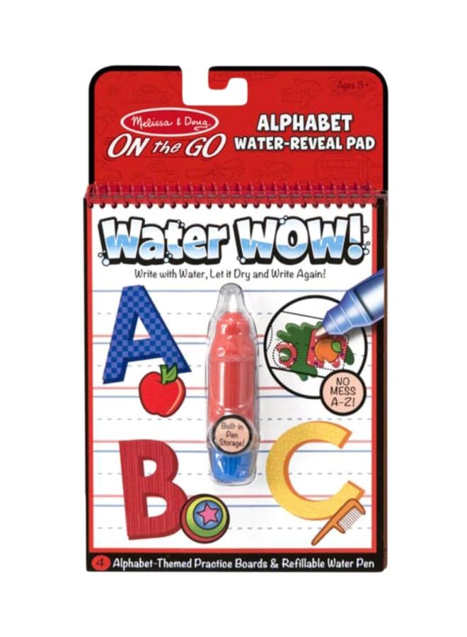 ميليسا آند دوج لوحة ووتر واو بنمط الحروف الإنجليزية مع قلم مائي قابل لإعادة الملء طراز HM0102277 برتقالي/أزرق/أبيض - Image 1