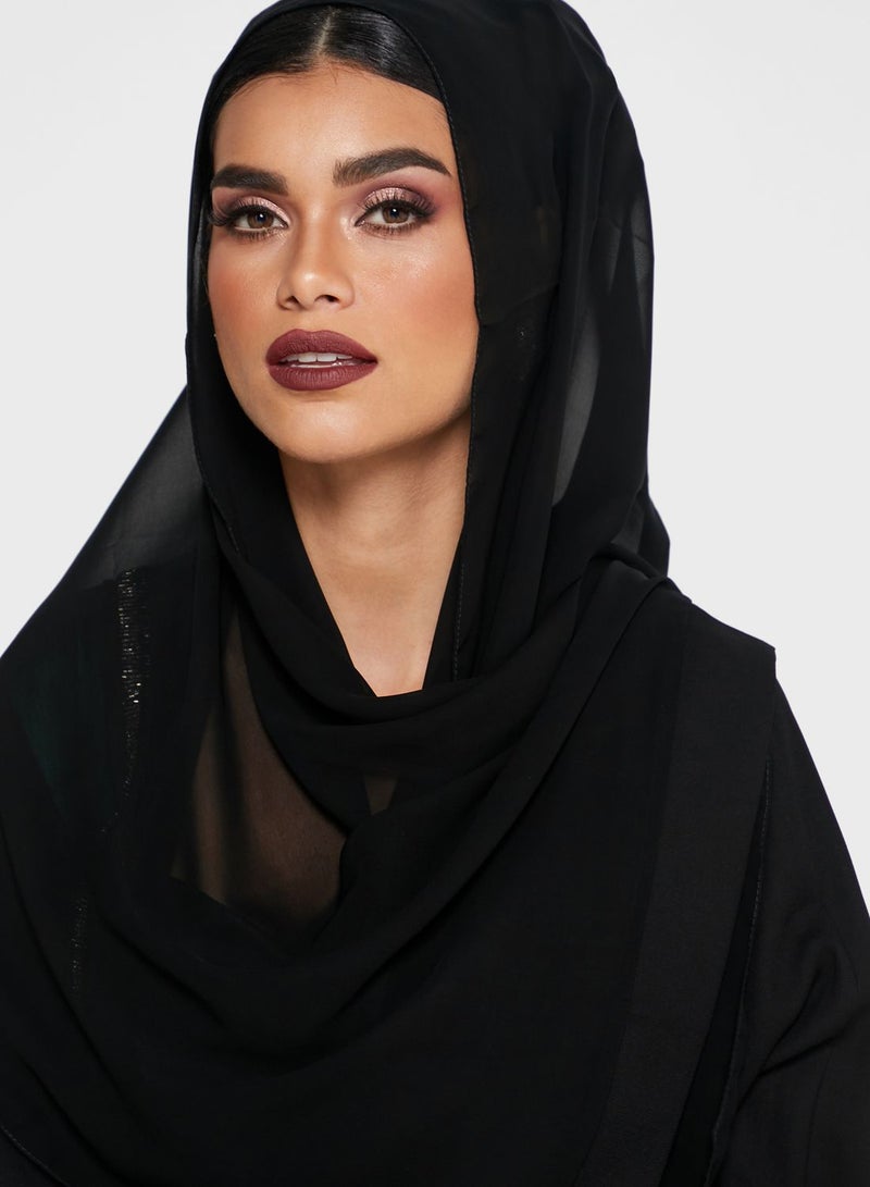 Haya's Closet - Colorblock Abaya Multicolour - Image 1