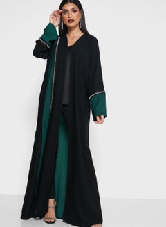 Colorblock Abaya Multicolour