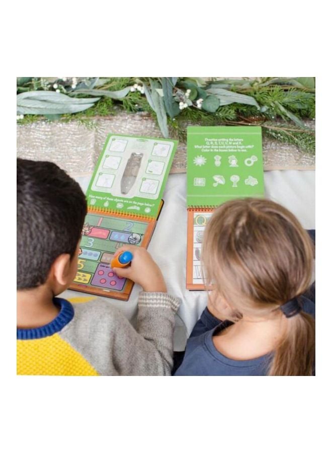 ميليسا آند دوج لوحة ووتر واو بنمط الحروف الإنجليزية مع قلم مائي قابل لإعادة الملء طراز HM0102277 برتقالي/أزرق/أبيض - Image 2