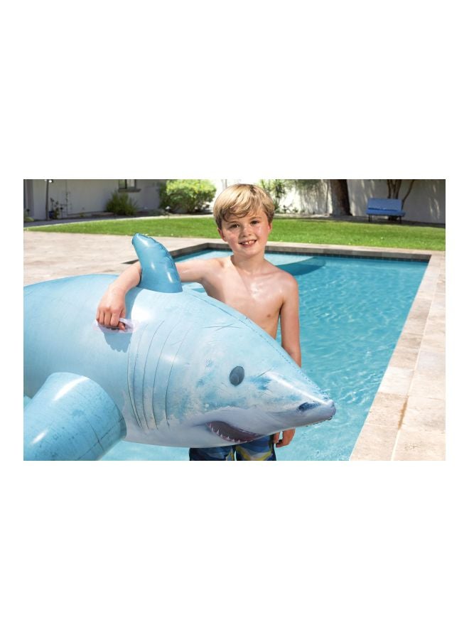 Bestway Inflatable Shark Shaped Ride-On Float - Image 2