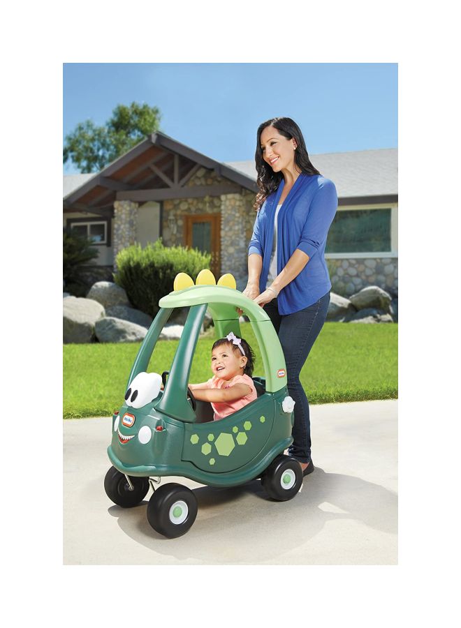 little tikes - Cozy Coupe Dino Ride-On Toy 29.5x16.5x36inch - Image 1