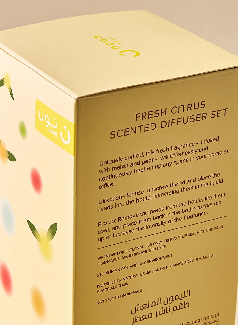 Noon East - Scented Reed Diffuser Fresh Citrus 100ml - Image 1