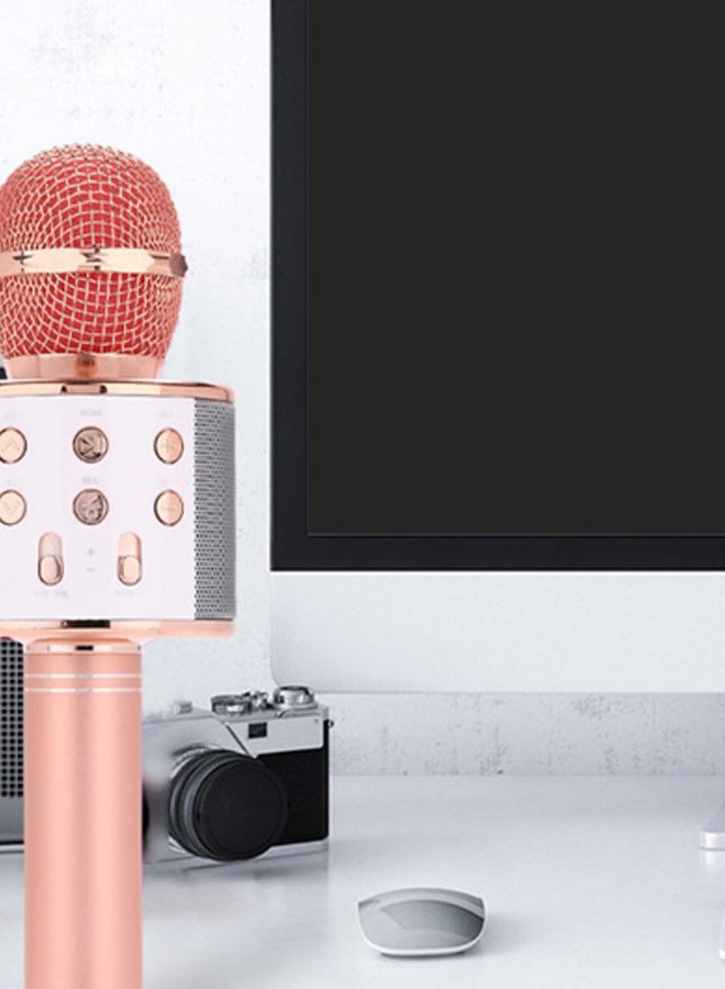 ميكروفون مكثف لاسلكي للكاريوكي MR6361901 ذهبي وردي - Image 3