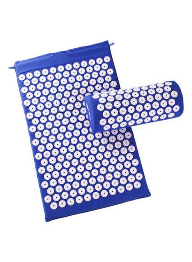 Generic - Acupuncture Yoga Massage Mat With Pillow 66 x 41cm - Image 1
