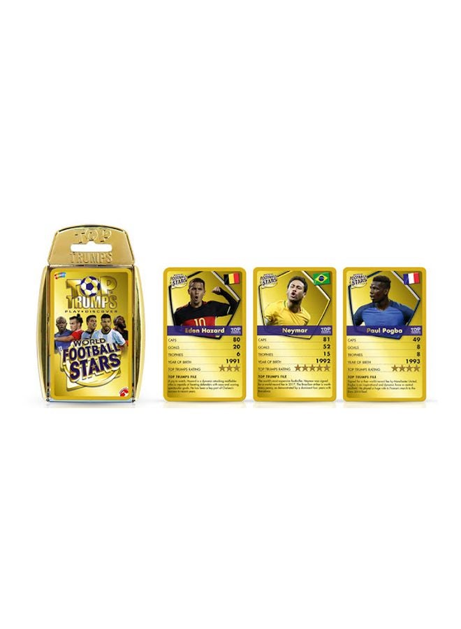 Winning Moves - World Football Stars Top Trumps Card Game - Image 1