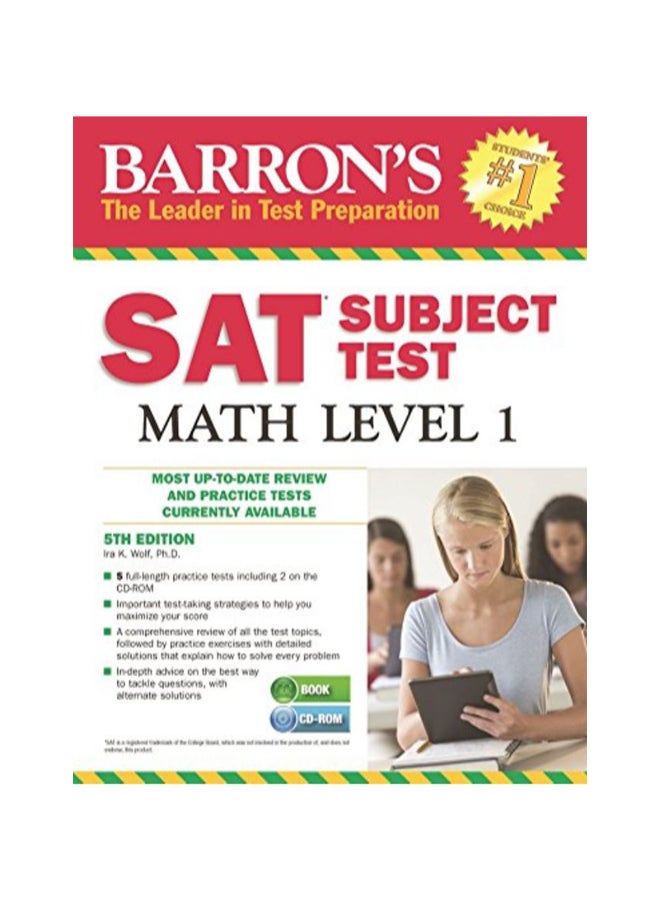 SAT Subject Test Math Level 1 Paperback English by Ira K. Wolf 
