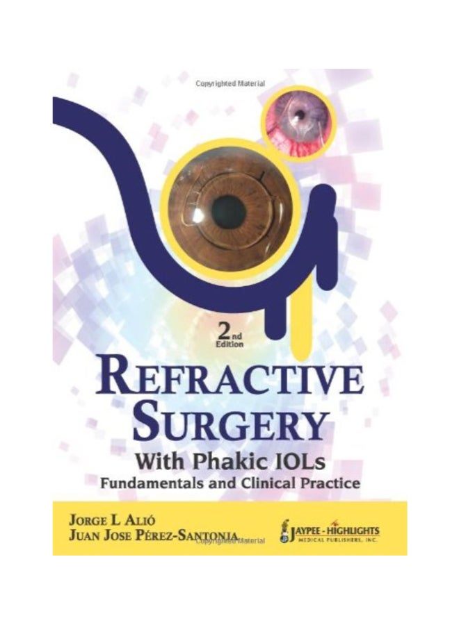 Refractive Surgery Withphakiciols Hardcover English by Jorge L. AliÃ³ - 41212